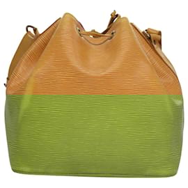 Louis Vuitton-LOUIS VUITTON Epi Petit Noe Shoulder Bag Yellow M44102 LV Auth 107472-Yellow