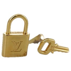 LOUIS VUITTON Bottone Da Polso Cuffs Ag925 Oro LV Auth 107014 D'oro