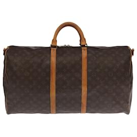 Louis Vuitton-LOUIS VUITTON Monogram Keepall Bandouliere 60 Boston Bag M41412 LV Auth 104800-Monogram