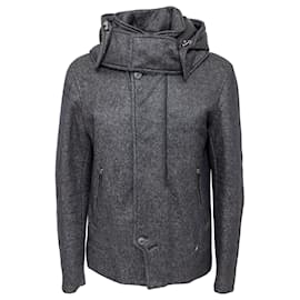 Emporio Armani-Emporio Armani Zippered Jacket-Grey