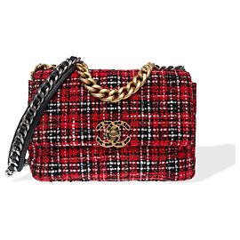 CHANEL Bag Chanel 19 in Red Tweed - 102361 Red