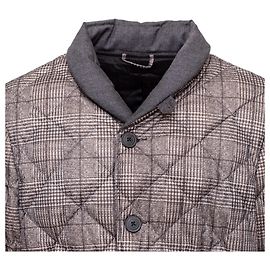Emporio Armani Quilted Down Jacket Grey