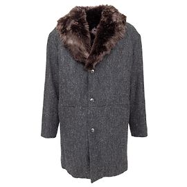 Autre Marque A.P.C. Faux Fur Wool Blend Coat Multiple colors