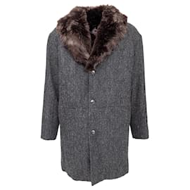 Autre Marque-A.P.C. Faux Fur Coat-Multiple colors