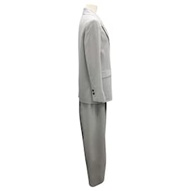 Autre Marque-Saint Art Light Grey Jacket and Pants Two-Piece Suit Set-Grey