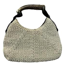 Yves Saint Laurent-Mombasa Bag. S/S 2002 Yves Saint Laurent by Tom Ford-Beige
