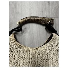 Yves Saint Laurent-Mombasa Bag. S/S 2002 Yves Saint Laurent by Tom Ford-Beige