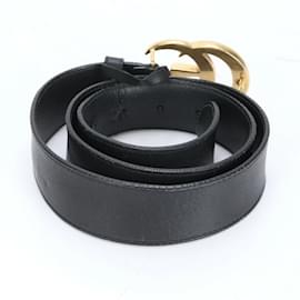 Gucci-Cinto de couro Gucci GG Marmont-Preto