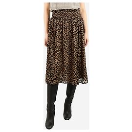 Kate Spade Neutral leopard print midi skirt - size S Other