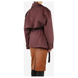 Autre Marque-Maroon Gaia trench coat - size One Size-Other