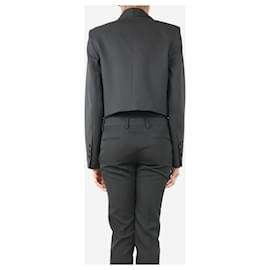 Autre Marque-Black cropped blazer - size XS-Black