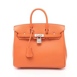 Hermès-Hermes Birkin 25 Handbag-Other,Orange