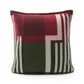 Hermès-Hermes Ithaca Wool Cashmere Scarf-Multiple colors,Dark red