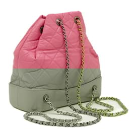Chanel-Chanel Gabriel Chain Backpack-Pink