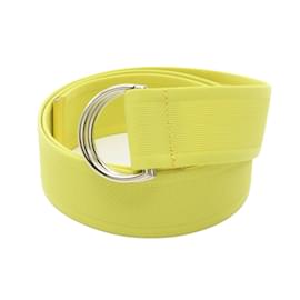 Hermès-Hermes Green Nylon Canvas Belt-Green