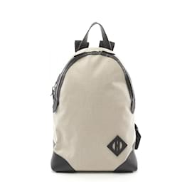 Hermès-Hermes Beige and Black Swift Leather Backpack-Black,Beige
