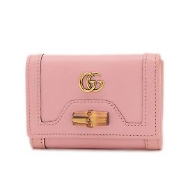 Gucci Diana Bambus Kompaktgeldbörse Pink