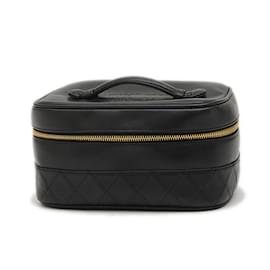 Chanel-Chanel Bicolor Vanity Bag-Black