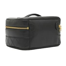 Chanel-Chanel Bicolor Vanity Bag-Black
