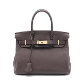 Hermès-Hermes Birkin 30 Handbag-Brown