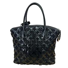 Louis Vuitton-Louis Vuitton Monogram Fascination Lockit Handbag-Black