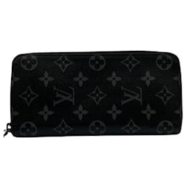 Louis Vuitton-Louis Vuitton M62295 Zippy Wallet Vertical Monogram Eclipse-Black