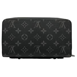 Louis Vuitton-Louis Vuitton Monogram Eclipse Zippy XL Wallet-Black