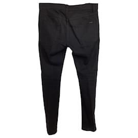 Saint Laurent- Saint Laurent Slim-Fit Jeans in Black Cotton Denim-Black