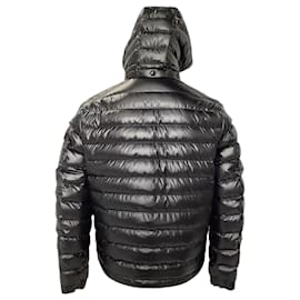 Moncler-Moncler Lauros Padded Down Jacket in Black Polyester-Black
