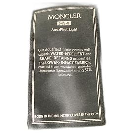 Moncler Drome Jacke aus schwarzem Polyester Schwarz