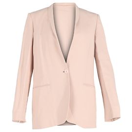 Stella Mc Cartney Blazer in lana rosa a un bottone Stella McCartney Rosa