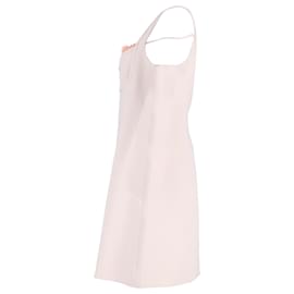 Stella Mc Cartney- Stella Mccartney Lace-Trimmed Mini Dress in Pink Viscose-Pink