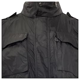 Moncler-Moncler Jonathan Field Cargo Jacket in Black Nylon-Black