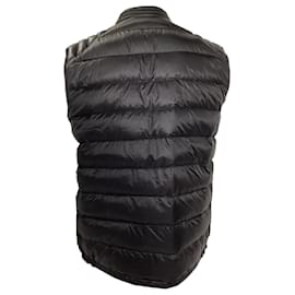 Moncler-Moncler Arves Down Gilet in Black Nylon-Black