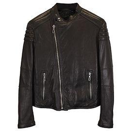 Tom Ford Biker Jacket in Black Leather Black