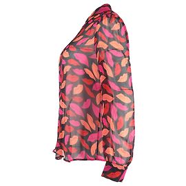 Blusa estampada Mariah de Diane von Furstenberg em seda multicolorida Multicor