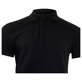Tom Ford- Tom Ford Short Sleeve Polo Shirt in Black Cotton-Black