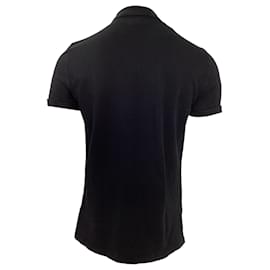 Tom Ford- Tom Ford Short Sleeve Polo Shirt in Black Cotton-Black