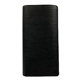 Louis Vuitton-Louis Vuitton Epi Portefeuille Brazza M60622-Black