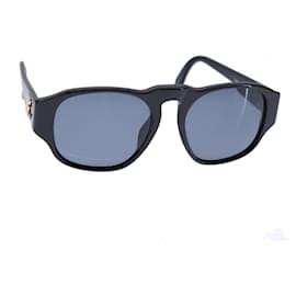 Chanel-CHANEL Sunglasses plastic Black CC Auth bs21117-Black