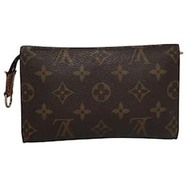 Louis Vuitton-LOUIS VUITTON Monogram Bucket PM Accessory Pouch LV Auth 107551-Monogram