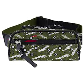 Christian Louboutin-Christian Louboutin Waist bag Nylon Red Auth bs21001-Red