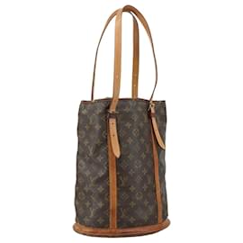 Louis Vuitton-LOUIS VUITTON Monogram Bucket GM Shoulder Bag M42236 LV Auth 101728-Monogram