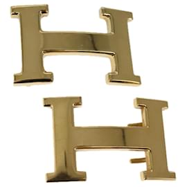 Hermès-HERMES Buckle metal 2Set Gold Tone Auth bs21123-Other