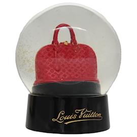 Louis Vuitton-LOUIS VUITTON Snow Globe Alma VIP Limited Clear Red LV Auth 107310-Red,Other