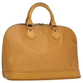 Louis Vuitton-LOUIS VUITTON Epi Alma Hand Bag Yellow M52149 LV Auth 107462-Yellow