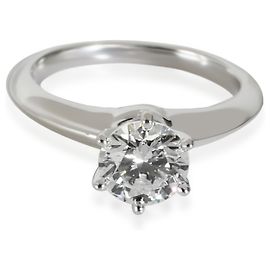 Anillo de compromiso Tiffany Solitaire en platino H VS2 1,02 CTW de Tiffany & Co. Otro