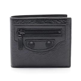 Balenciaga-Balenciaga Le Cag Bi-fold Wallet-Black