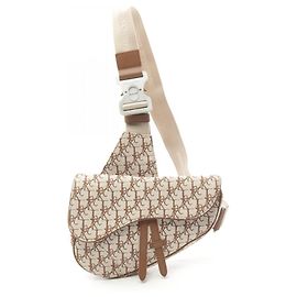 Borsa Saddle Cactus Jack Dior x Travis Scott di Christian Dior Marrone Beige