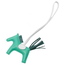 Hermès Charm Piuma Blu Malachite Mint PM Rodeo Hermes Blu Verde